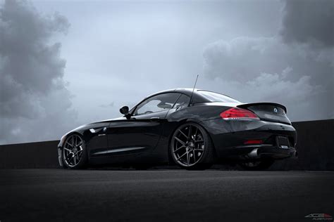 Black BMW Z4 Highlighted by Contrasting Billet Kidney Grille — CARiD ...