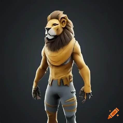 Lion Fortnite Skin Concept Design On Craiyon