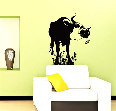 Wall Decals Animal Cow Decal Vinyl Sticker Home Decor Nursery