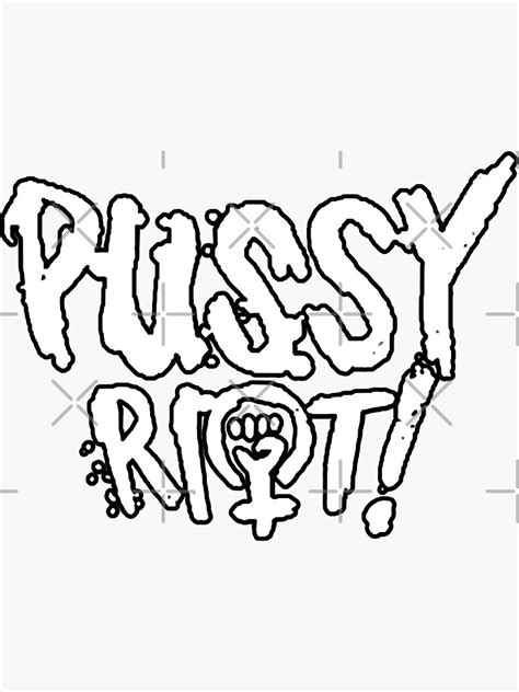 Special Present Pussy Provocative Riot Punk Rock Cool Gifts Sticker