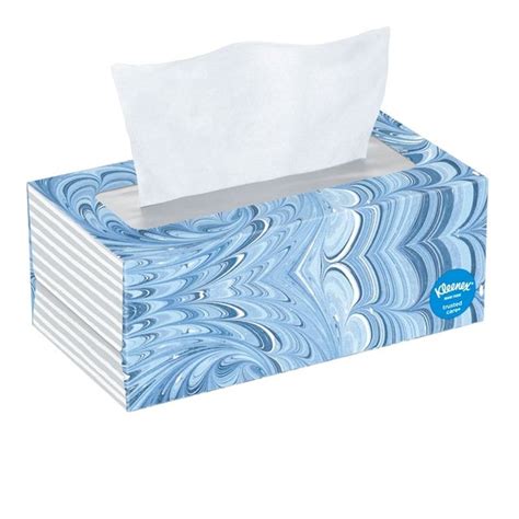 Kleenex Trusted Care Everyday Facial Tissue Flat Box Each From