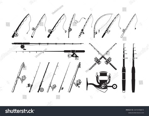 Fishing Rod Vector Print Fishing Rod Stock Vector Royalty Free