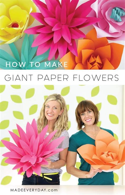 Giant paper flowers – Artofit