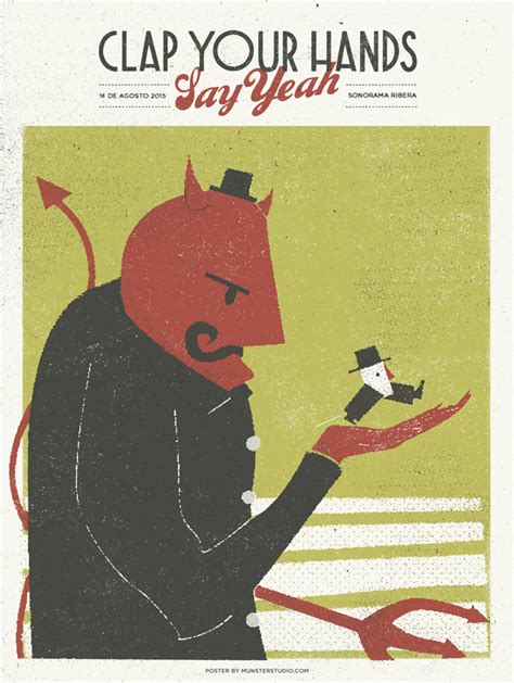 Clap Your Hands Say Yeah Poster On Behance