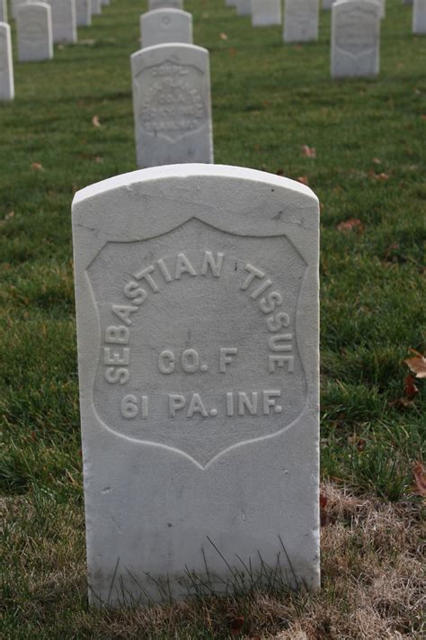 Pvt Sebastian Tissue 1848 1922 Memorial Find A Grave