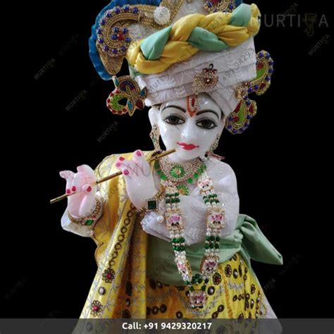 Iskcon Pure White Krishna Radha Marble Statue Pure Handmade Buy Online