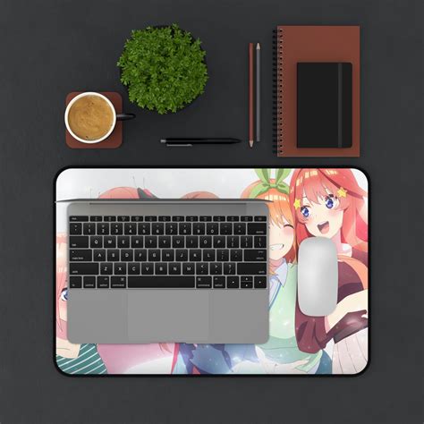 Quintessential Quintuplets Desk Mat Miku Nakano Nino Nakano Itsuki