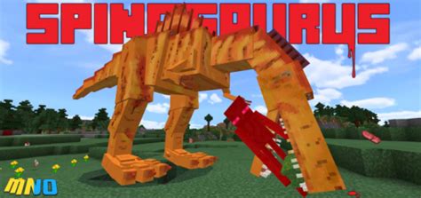 Spinosaurus Minecraft PE Addon/Mod 1.16.20.52, 1.16.1