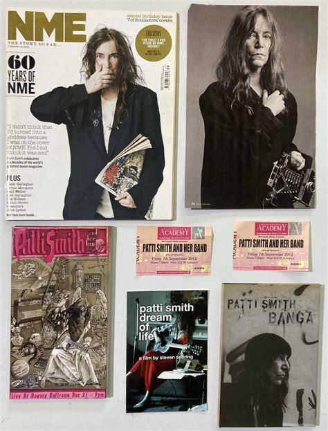 Lot 117 - PATTI SMITH - BOOKS / MEMORABILIA.