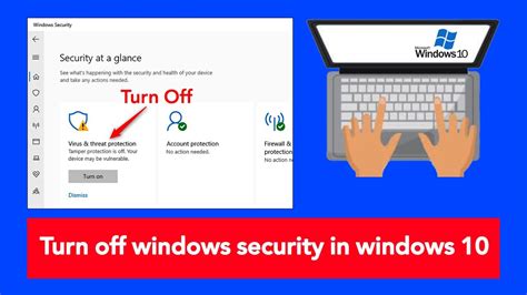 How To Turn Off Windows Security In Windows 10 YouTube