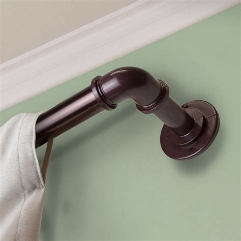 Dia Pipe Blackout Curtain Rod Inch In Bronze Walmart