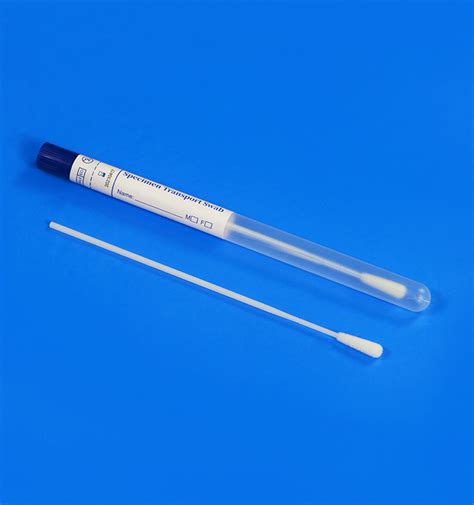 Sterile Buccal Nylon Flocked Swab Sample Collection Flexible Handle