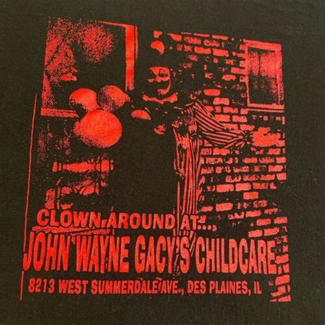 Vintage John Wayne Gacy Serial Killer T Shirt Night Stalker Productions Metal 4654342920