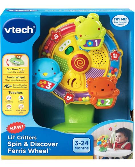 Vtech Baby Little Friendlies Sing Along Spinning Wheel Brand New