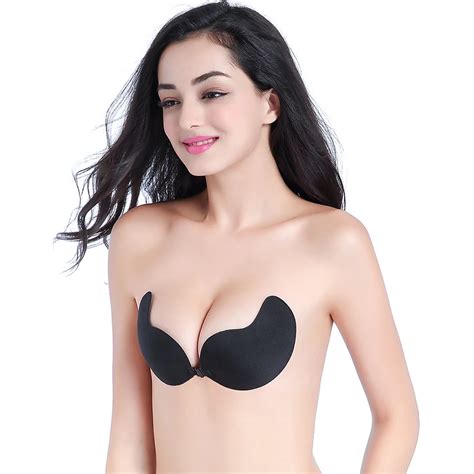 Hot Selling Women Push Up Silicone Bra BH Stick On Invisible