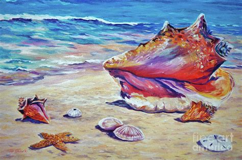 Conch Shell Painting By John Clark Pixels