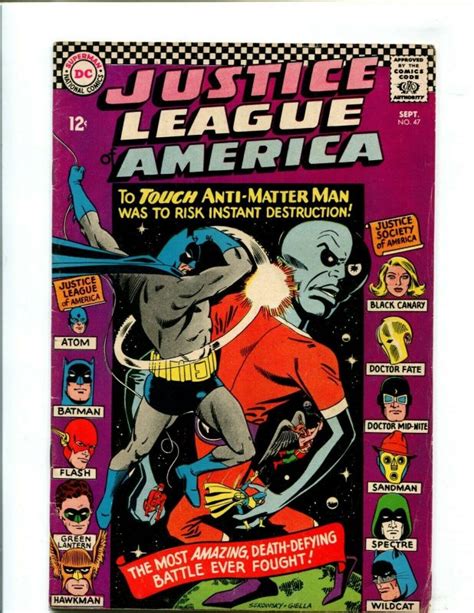 Justice League Of America 47 4 5 Jsa Crossover 1966 Comic Books