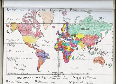 Shiloh S School Blog World Map