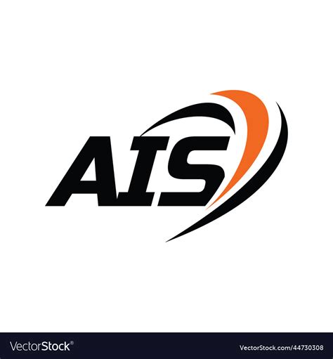 Ais Monogram Logo Royalty Free Vector Image Vectorstock