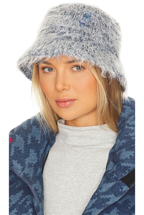 Ruslan Baginskiy Logo Embellished Bucket Hat In Grey Revolve