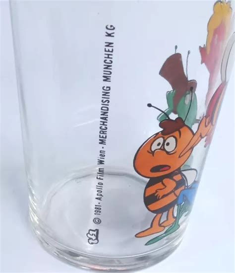 VERRE À MOUTARDE Maya l Abeille 1981 TF1 EUR 4 99 PicClick FR