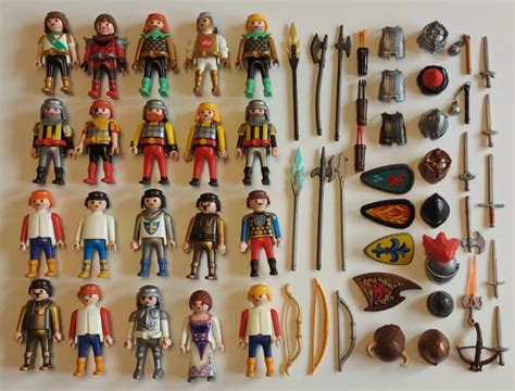 PLAYMOBIL RITTER FIGUREN mit zubehör Konvolut 20 stück Große Sammlung