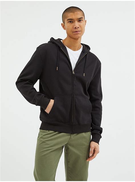 Black Zip Up Hoodie Men George At Asda