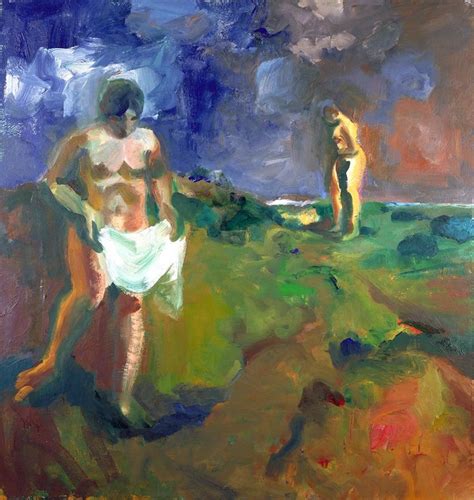 BO FRANSSON Elmer Bischoff 1960 Two Bathers Painting Artwork