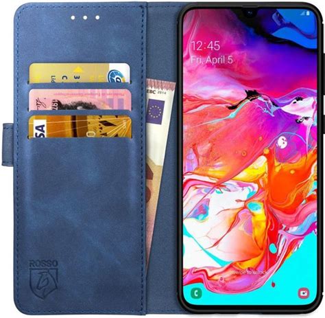 Rosso Element Samsung Galaxy A70 Hoesje Book Cover Blauw Bol