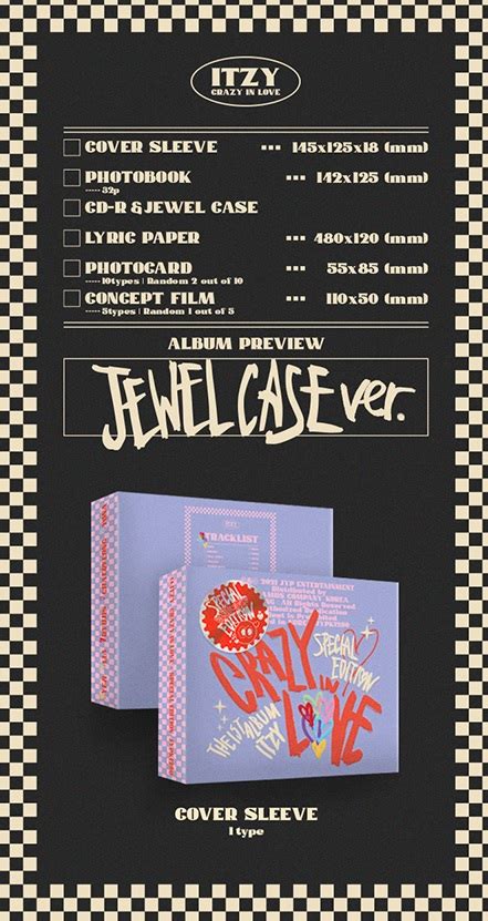 Itzy Vol Crazy In Love Special Edition Jewel Case Version Kr