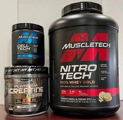 Muscletech Nitro Tech Whey Gold French Vanilla Cream Creatine