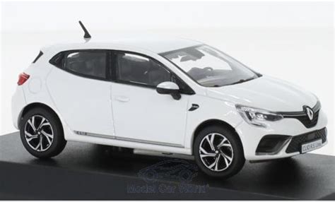 Coche Miniatura Renault Clio Norev R S Line Metalico Blanco