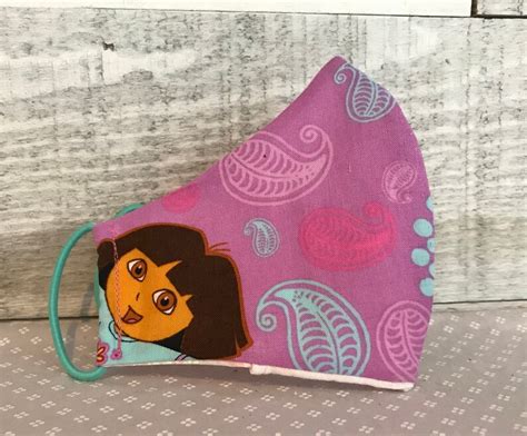 Children's Dora the Explorer Face Mask Olson Style With a | Etsy