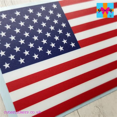 American Flag Sticker USA - Cute Stickers