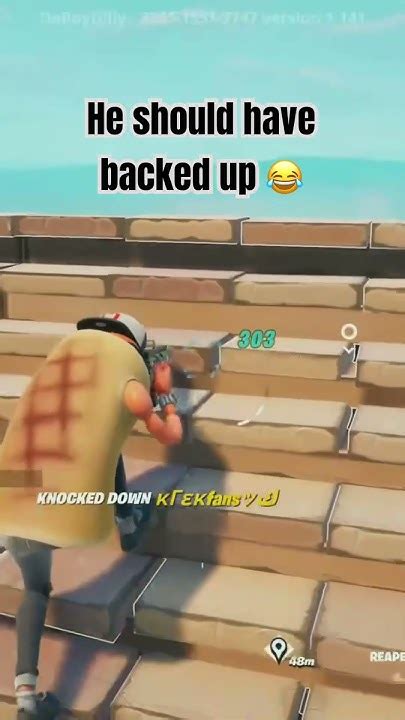 Bro Should Have Reversed 😅 Fortnite Fortniteclips Gameplay