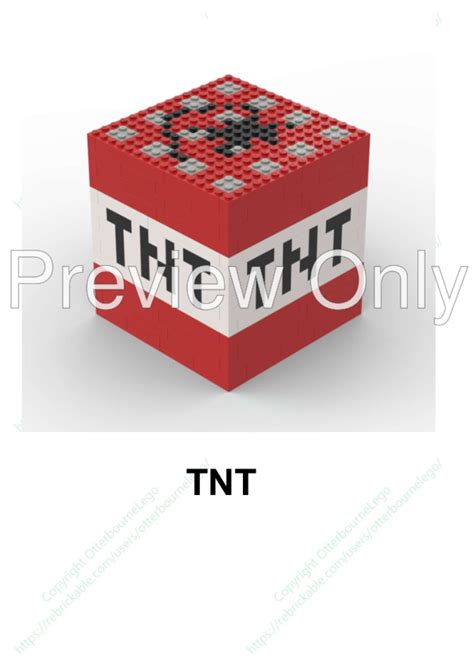 LEGO MOC Large Computer Game Style TNT Block by otterbournelego ...