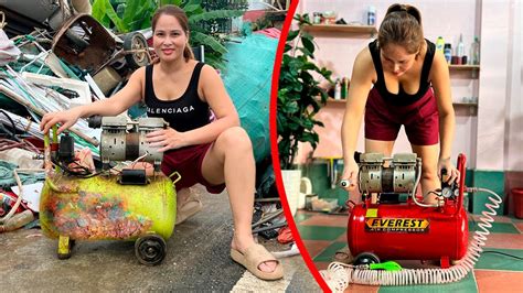 The Genius Girl Repairs And Restoration Air Compressor Meliora