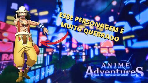 Peguei O Melhor Personagem Da Atualiza O Do Anime Adventures Jogando