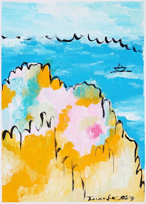 Juanjo Saez - Mediterranean, Abstract vs Figurative Seascape, Coastal