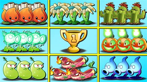 Pvz Tournament Best Multi Hit Team Plants Who Will Win Plant