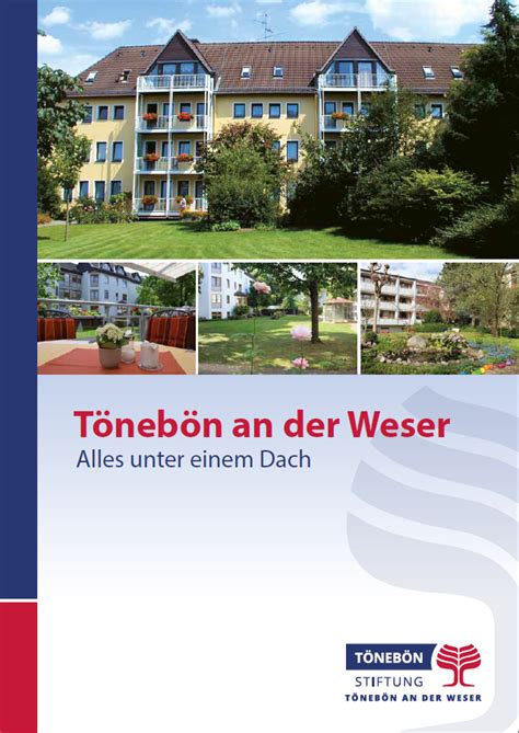 Flyer und Formulare Tönebön an der Weser Vollstationäre Pflege