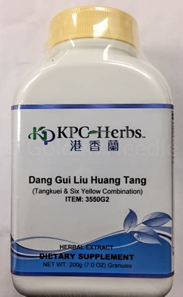 Kpc Herbs Dang Gui Liu Huang Tang Granules 200g