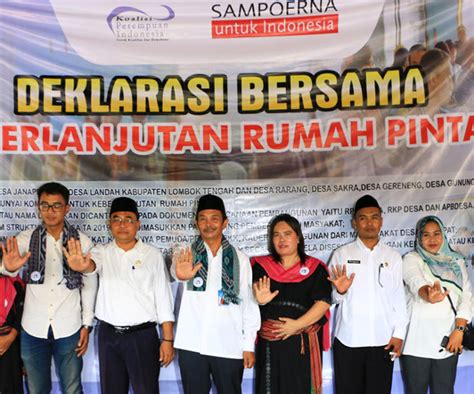 Rumah Pintar Komitmen Sampoerna Cegah Pekerja Anak Di Lombok SWA Co Id