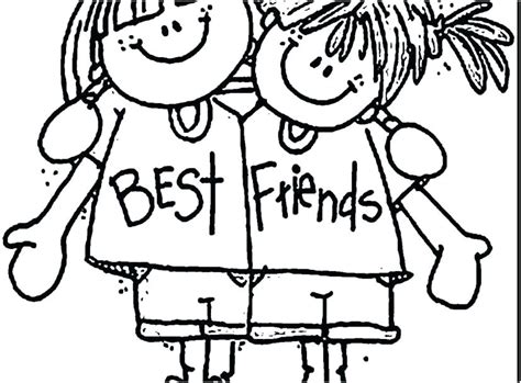 Friendship Coloring Pages At Getcolorings Free Printable