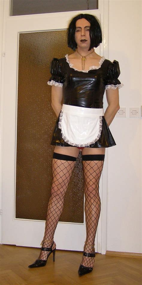 French Sissy Maid Wearing A French Maids Dress Wanda W Flickr