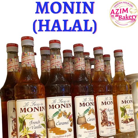 Monin Premium Syrup Caramel French Vanilla Roasted Hazelnut Chee