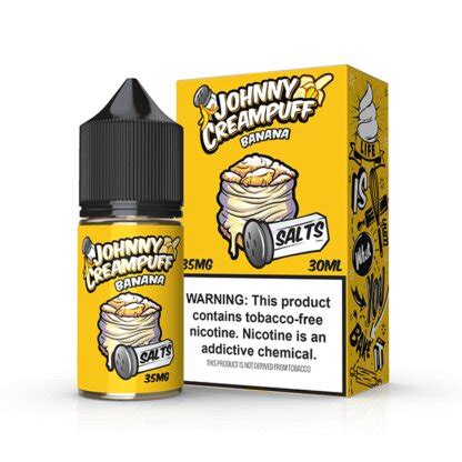 Saltnic Johnny Creampuff Salt Nic Banana Ml Mg Mg Usa