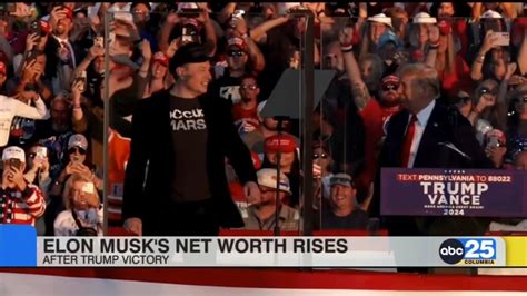 elon musk's net worth rises to $347.8 billion.