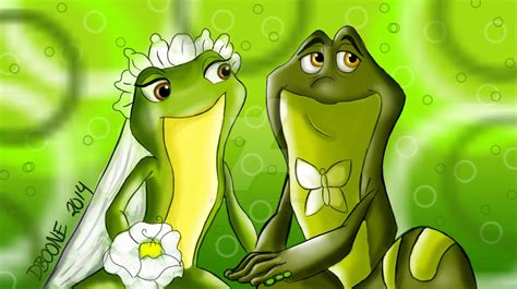 Tiana and Naveen-Frog Wedding by disneyaddict7418 on DeviantArt