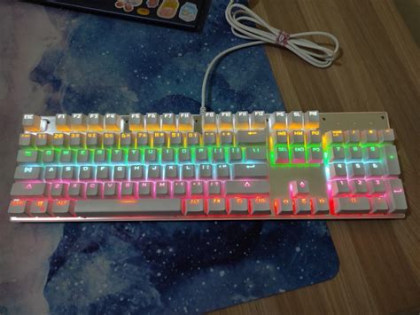 Wired Mechanical RGB Backlit Keyboard, Computers & Tech, Parts & Accessories, Computer Keyboard ...